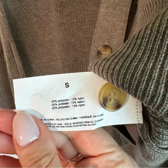 Ella Moss ribbed cardigan sweater size small - Picture 4 of 5